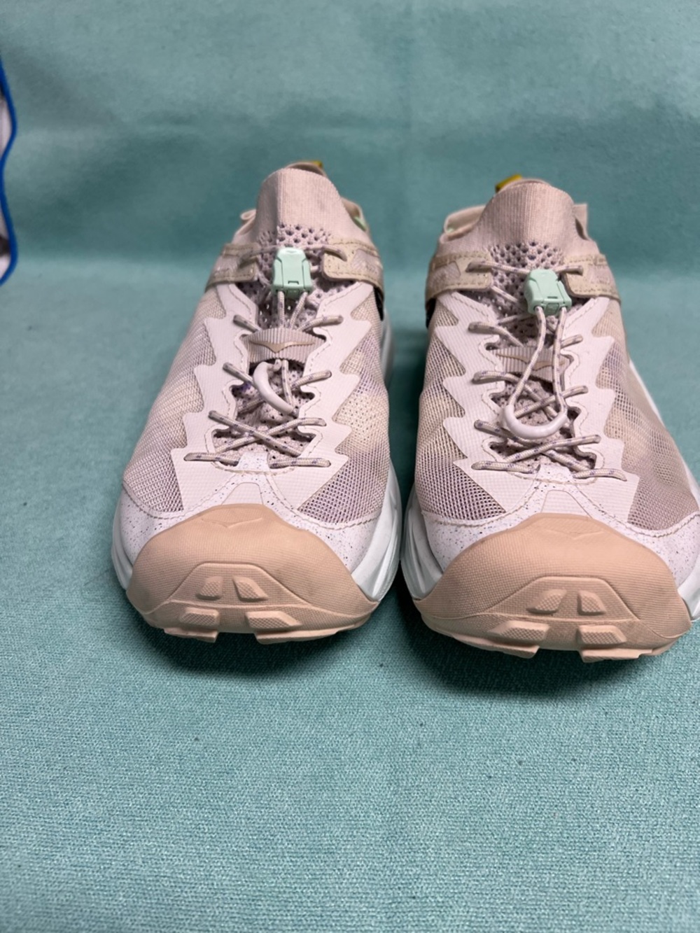 Hoka One Hopara 2 One Women’s beige multi Trail hiking sandal water shoe women 9